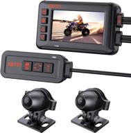 📷 blueskysea xb701 motorcycle camera review: waterproof 1080p front rear dash cam with wifi, gps, g-sensor, loop recording, and parking monitoring - includes 32gb card logo