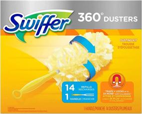 img 1 attached to 🔍 Swiffer 360 Duster Handle with 14 Count Refills