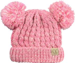 img 4 attached to C C Childrens Double Cuffed Hat Two Outdoor Recreation in Hiking & Outdoor Recreation Clothing