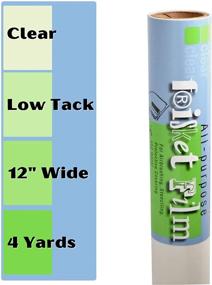 img 3 attached to 🎨 Grafix All Purpose Low Tack Frisket Self-Adhering Removeable Adhesive Film - Ideal for Airbrushing, Retouching, Stencils, Rubber Stamping, Watercolors, Masking - 12" x 4 Yards - Clear