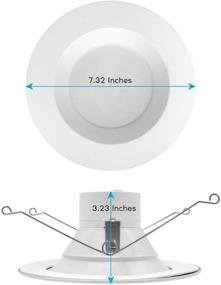 img 2 attached to Recessed Retrofit Downlight Selectable Dimmable Lighting & Ceiling Fans in Ceiling Lights