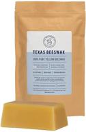 🐝 the beeswax co. 1 lb pure texas beeswax food grade cosmetic grade all natural beeswax from texas (1) logo