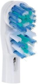 img 1 attached to 🪥 Pack of 4 Double Clean Replacement Brush Heads - Compatible with Braun Oral-B Dual Clean Electric Toothbrush