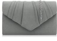 👛 milisente pleated envelope clutch: chic women's handbag & wallet combo in clutches & evening bags logo