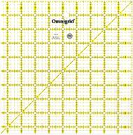 🎨 multicolor omnitile r95 | 9.5-inch x 9.5-inch omni-grid ruler logo