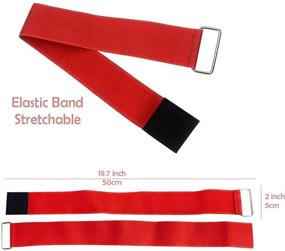 img 2 attached to 10 PCS Colorful 3 Legged Race Bands: Durable Elastic Tie Rope for Kids and Adults, Perfect for Outdoor Fun!