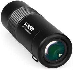 img 1 attached to 🔭 SVBONY SV36 Pocket Monocular: ED Glass Mini Monoculars for Hunting, Camping, and Surveillance (8x32)