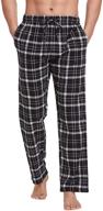 cyz black red gingham cotton flannel pajama pants - size m логотип