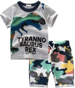 img 4 attached to 👕 Boys' Clothing Sets - BTGIXSF Little Clothing Outfits T-Shirt