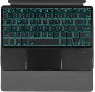 💻 black bluetooth keyboard with 7-color backlight for surface go 1/2 - upgraded version 2020 logo