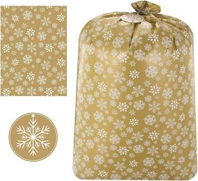 img 2 attached to 🎁 Set of 3 Super-Sized Christmas Gift Bags with Gift Tags – 56”x36” Ideal for Santa Sacks and Large Present Wrapping