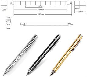 img 2 attached to Black Magnetic Pen, Gel Pen with Magnet, Capacitive Touch Screen and Stylus Pen, Creative Transformable Tool with Fidget Toy Option