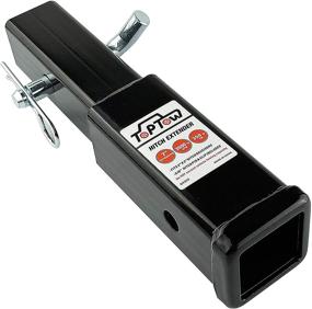 img 4 attached to 🔧 TOPTOW Удлинитель фаркопа: 2-дюймовый приемник, длина удлинителя 7 дюймов, фиксатор фаркопа 5/8 дюйма.