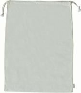 convenient 2-pack: augbunny 100% cotton canvas travel laundry bag логотип