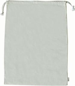 img 4 attached to Convenient 2-Pack: Augbunny 100% Cotton Canvas Travel Laundry Bag