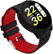 🕓 2021 vikano fitness tracker - waterproof smart watch with body temperature, heart rate, blood pressure, oxygen monitoring, sleep tracking, step counter, and calorie counter логотип