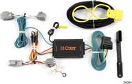 curt 56064 vehicle-side custom 4-pin trailer wiring harness: 🚗 perfect fit for select lincoln mks and ford fiesta hatchback logo