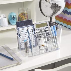 img 1 attached to STORi Bliss 5 Compartment Plastic Organizer