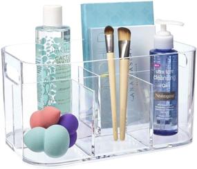 img 4 attached to STORi Bliss 5 Compartment Plastic Organizer