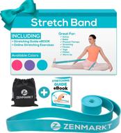 🩴 zenmarkt stretch bands: enhance flexibility for dancers and gymnasts - perfect for dance, ballet, gymnastics, cheerleading, pilates training - includes ballet barre e-book logo