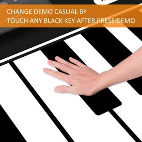 img 2 attached to 🎹 Enhance your Music Skills with SANMERSEN Keyboard: Built-in Playback Function for Electronic Sound Experience