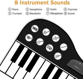 img 3 attached to 🎹 Enhance your Music Skills with SANMERSEN Keyboard: Built-in Playback Function for Electronic Sound Experience
