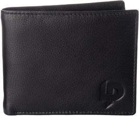 img 2 attached to 👛 Genuine Leather Bifold Wallet with RFID Blocking for Men - Wallets, Card Cases, and Money Organizers