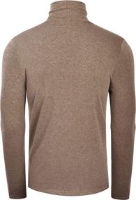 img 2 attached to TAPULCO Men's Knitted Turtleneck Pullover - Long Sleeve, Slim Fit, Soft & Comfy Casual T-Shirt