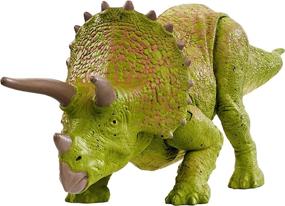 img 2 attached to 🦖 Jurassic World Battle Triceratops by Mattel
