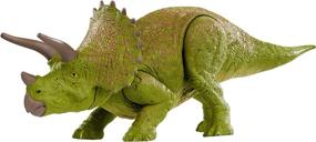 img 4 attached to 🦖 Jurassic World Battle Triceratops by Mattel