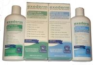 🧴 exederm non itch shampoo and conditioner set - soothing 8 oz formula for sensitive scalps logo