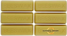 img 4 attached to NATURAL APIARY - Pure Beeswax Bars for Cosmetics - Set of 6 x 1oz Bars - Ideal for Moisturizers, Lotions, Creams, Lip Balms, and Soaps