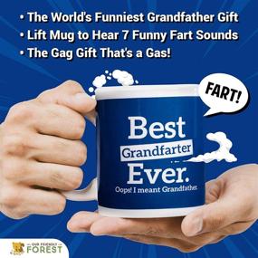 img 3 attached to 💨 Grandfather Farting Coffee Mug - Best Grandfarter Ever - Funny Grandfather Mugs with 7 Fart Sounds - Fathers Day Mug - Birthday Gift for Grandfather - Best Grandfather Mug