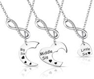 sister necklace matching jewelry sisters logo
