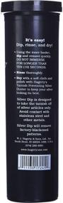 img 2 attached to Hagerty 17245 Flatware Silver Dip: Highly Effective Cleaning Solution, 16.9 fl.Oz, Black