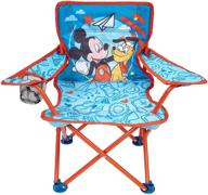 🪑 convenient foldable kids camp chair: mickey mouse chair with carry bag logo