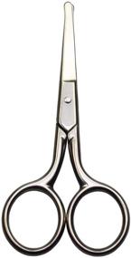 img 3 attached to 🔪 Motanar Pro Safety Grooming Scissors - Personal Care Facial Hair Removal & Trimming Kit for Men - Stainless Steel Fine Straight Tip Scissors - Nose, Ear & Eyebrow Trim