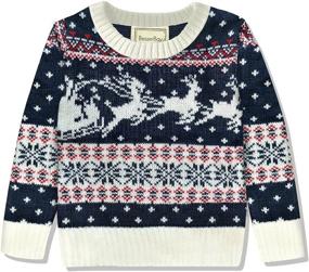 img 2 attached to 🎅 BesserBay Christmas Snowman Sweater for Girls: Clothing and Dresses