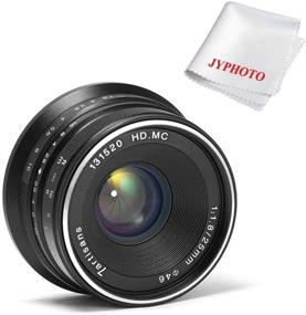 img 4 attached to 😍 7artisans 25mm F1.8 Manual Focus Fixed Lens for Sony E-Mount Cameras-APS-C (Black): Precise and Creative Lens for Stunning Sony Shots!