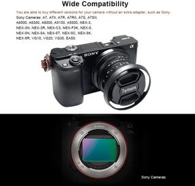 img 2 attached to 😍 7artisans 25mm F1.8 Manual Focus Fixed Lens for Sony E-Mount Cameras-APS-C (Black): Precise and Creative Lens for Stunning Sony Shots!