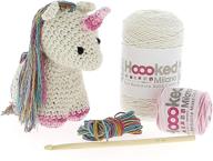 hoooked unicorn yarn crochet nora logo