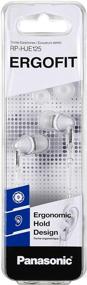 img 1 attached to 🎧 Panasonic RP-HJE125E-W - Ergofit Design In-Ear Headphones
