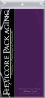 purple tissue paper inch sheets flexicore logo