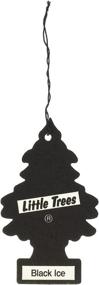 img 2 attached to 🌲 24-Pack Little Trees Car Air Fresheners - Black Ice Scent