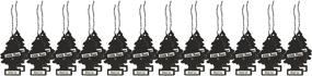 img 1 attached to 🌲 24-Pack Little Trees Car Air Fresheners - Black Ice Scent