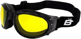 img 4 attached to Birdz Eyewear Eagle Motorcycle Goggles: Enhancing Your Ride with Unbeatable Vision and Style