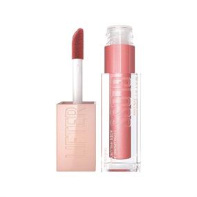 img 4 attached to 💧 Hyaluronic Acid Hydrating Lip Gloss, Moon, 0.18 Ounce by Maybelline Lifter Gloss