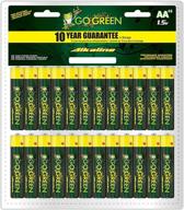 🌿 gogreen power 24048 - alkaline aa 48pk: eco-friendly batteries for longer lasting performance logo