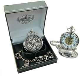 img 1 attached to ⌚ Mullingar Trinity Pewter Pocket Watch