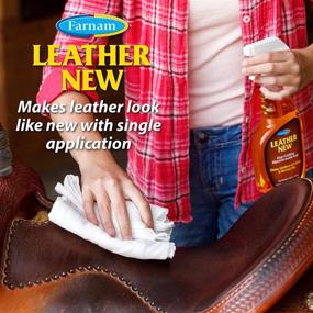 img 2 attached to 🧼 Farnam Leather New Easy-Polishing Glycerine Saddle Soap and Leather Cleaner: Efficient 16 Ounce Solution